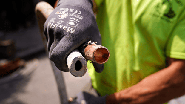 Lead and copper pipes